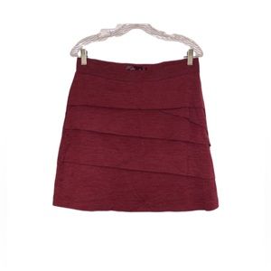 SALE! Prana Leah Midi Skirt Red Size Medium